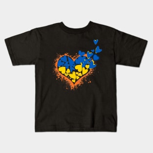 i stand with Ukraine Kids T-Shirt